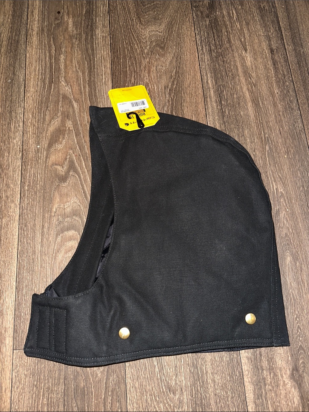 Carhartt New Black Canvas 2XL-5XL firm duck insulated hood